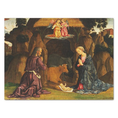 Christmas Nativity Scene of the Holy Family Tissue Paper