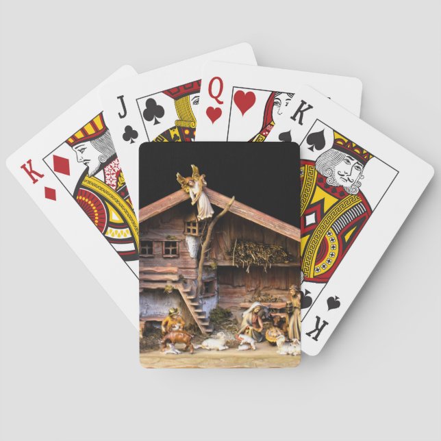 Christmas Nativity Scene Poker Cards (Back)