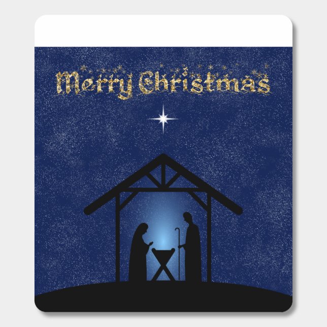 Christmas Nativity Scene Religious Breath Savers® Mints (Sticker)