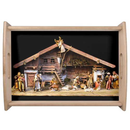 Christmas Nativity Scene Serving Tray