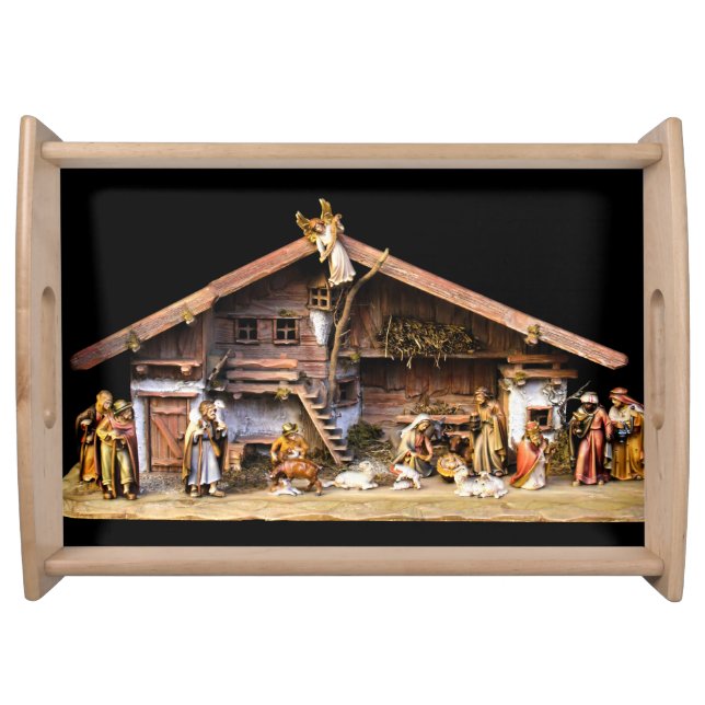 Christmas Nativity Scene Serving Tray (Front)