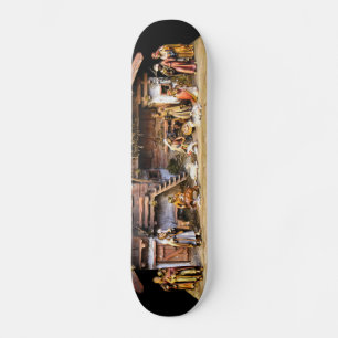 Christmas Nativity Scene Skateboard