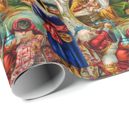 Christmas Nativity Scene Wrapping Paper