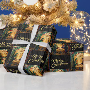 Christmas Nativity Scene Wrapping Paper