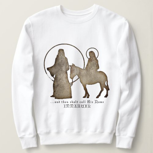 Christmas Nativity Silhouette Sweatshirt