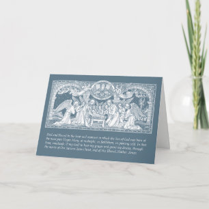 Christmas Nativity St. Andrew Novena Prayer Holiday Card