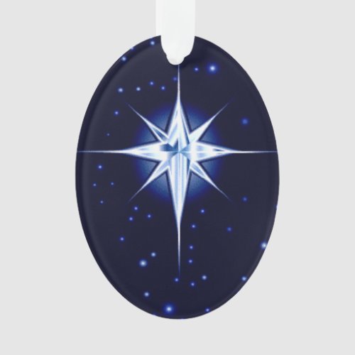 Christmas Nativity Star Ornament