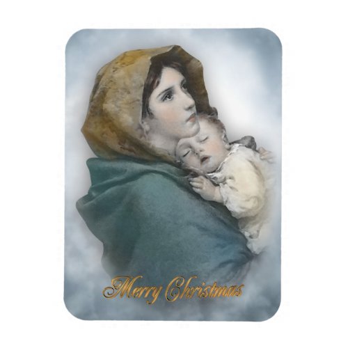 Christmas nativity The Madonna magnet