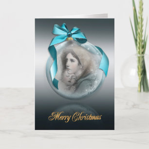 Christmas nativity The Madonna religious card