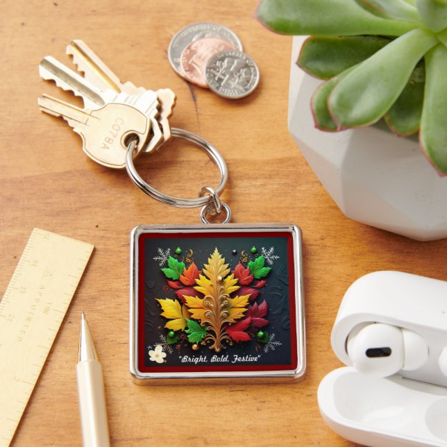 "Christmas Nature Bliss" Keychain (Desk)