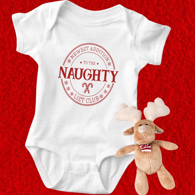 Christmas Naughty List Club  Baby Bodysuit (Creator Uploaded)