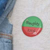 Christmas Naughty Nice Funny Red Green