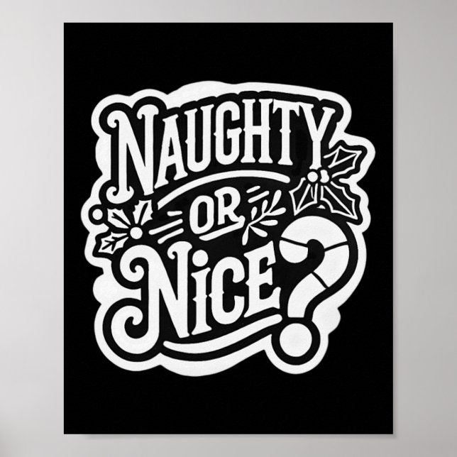 Christmas Naughty Or Nice  Poster (Front)