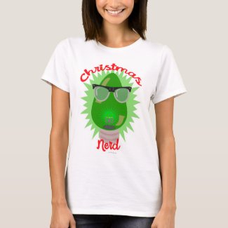 Christmas Nerd Holiday Lightbulb Slogan