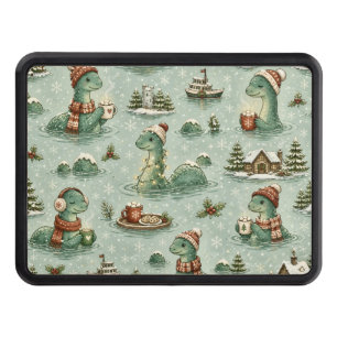 Christmas Nessie Loch Ness Monster Cozy Cryptids  Hitch Cover