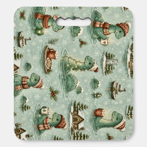Christmas Nessie Loch Ness Monster Cozy Cryptids  Seat Cushion