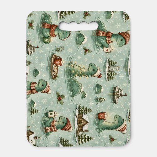 Christmas Nessie Loch Ness Monster Cozy Cryptids Seat Cushion