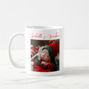 Christmas New Grandchild Grandma Coffee Mug