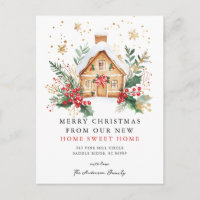Christmas New Home Card