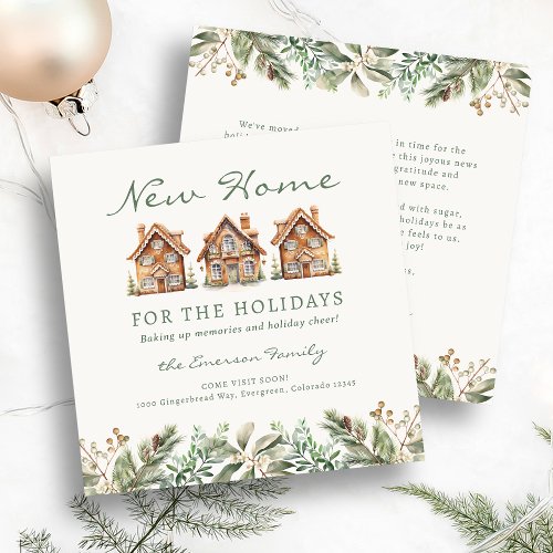 Christmas New Home For The Holidays Card