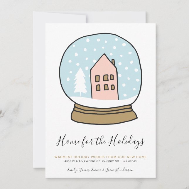 Christmas New Home for the Holidays Holiday Card (Front)