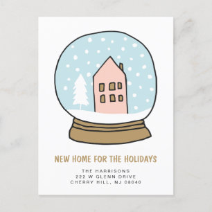 Christmas New Home Holiday Postcard