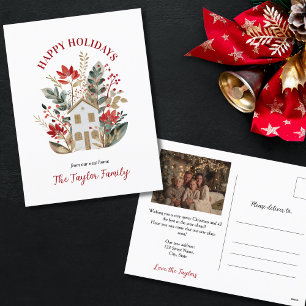 Christmas New Home Holiday Postcard