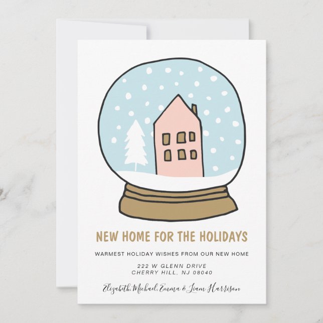 Christmas New Home Moving Announcement (Front)