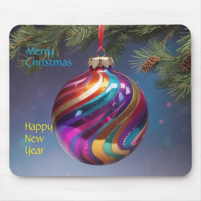 Christmas New Year Coworker's Mousepad (Front)