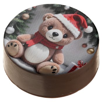 Christmas - New Year Cute Bear Oreo Cookies by usadesignstore at Zazzle