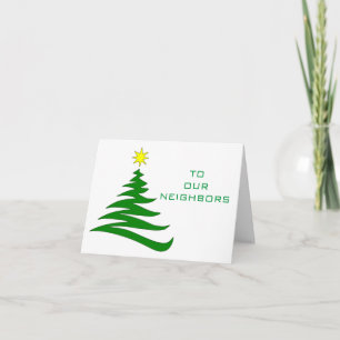 *CHRISTMAS/NEW YEAR GREETINGS* NEIGHBOR CARD