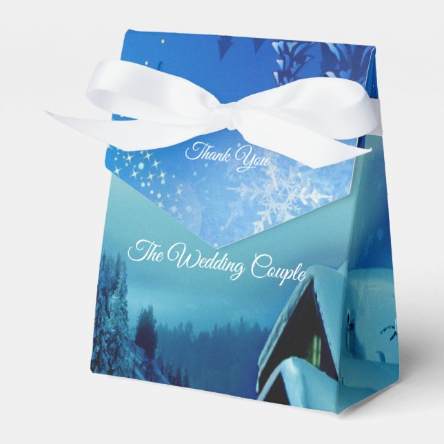 Christmas & New Year of 2024 Favor Boxes (Front Side)