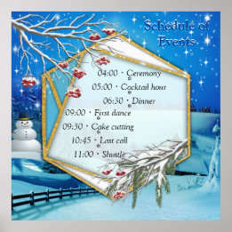 Christmas & New Year of 2024 Poster