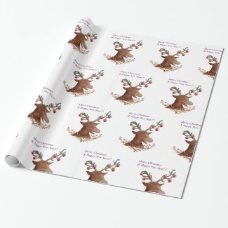 Christmas, New Year Wrapping Paper