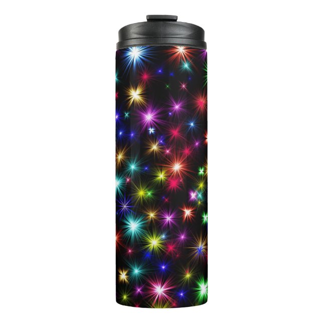 Christmas, New Year's Day Colorful Lights-27317 Thermal Tumbler (Front)