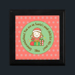 Christmas Nice List Kids Gift From Santa Clause Gift Box<br><div class="desc">This Christmas design in red and green is great for kids.</div>