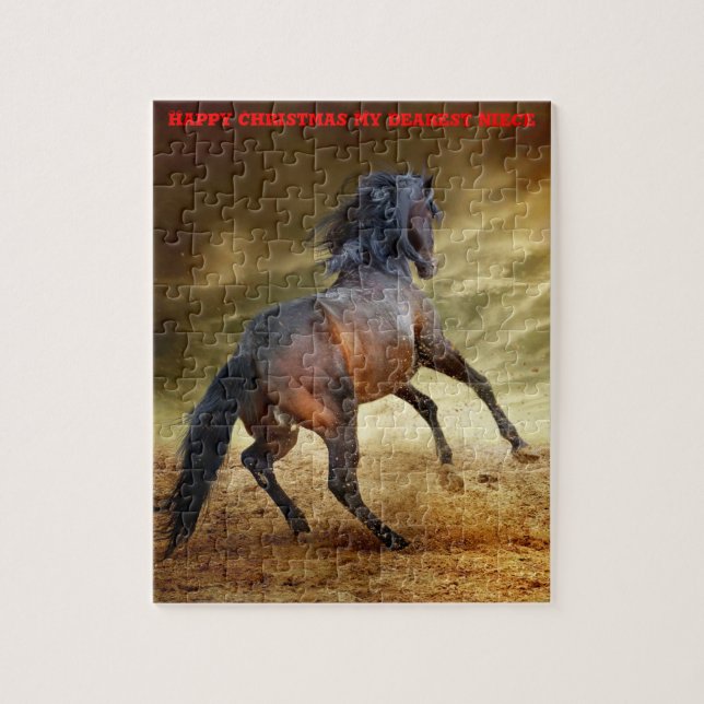 Christmas Niece. Jigsaw Puzzle (Vertical)