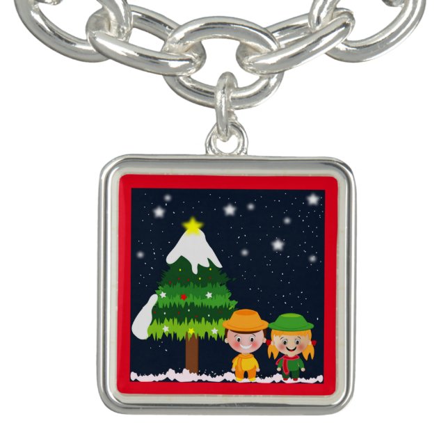 CHRISTMAS NIGHT CHARM BRACELET (Design)