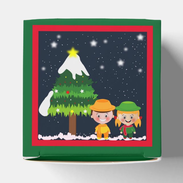 CHRISTMAS NIGHT FAVOR BOXES (Top)