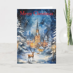 Christmas Night Holiday Card