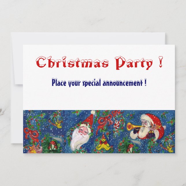 CHRISTMAS NIGHT HOLIDAY PARTY INVITATION (Front)