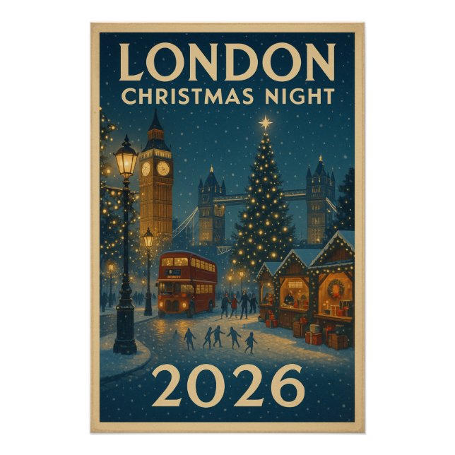 Christmas Night in London 2026 Poster (Front)