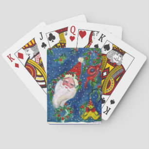 CHRISTMAS NIGHT / SANTA CLAUS POKER CARDS