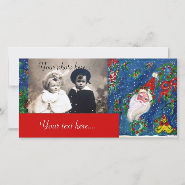 CHRISTMAS NIGHT / SANTA HOLIDAY CARD (Front)