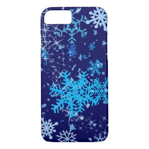 Christmas Night Snowfall iPhone 87 Case