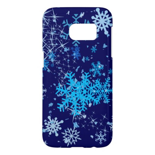 Christmas Night Snowfall Samsung Galaxy S7 Case