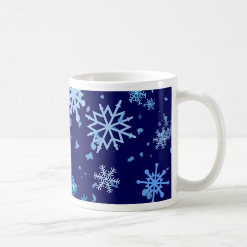 Christmas Night Snowfall Coffee Mug