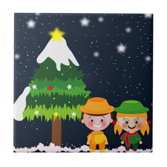 CHRISTMAS NIGHT TILE (Front)