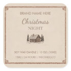 Christmas Night Vintage Cabin | Rustic Candle