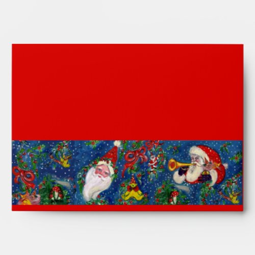 CHRISTMAS NIGHT white blue red Envelope